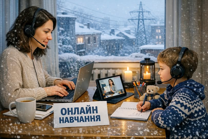 Діти навчаються онлайн через холод чи інші екстремальні умови — що робити батькам?