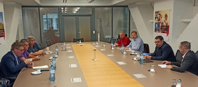 Відбулася зустріч делегації Федерації профспілок України з головою Об’єднання австрійських  профспілок Вольфгангом Каціаном та головою групи трудящих Європейського економічно-соціального комітету Олівером Рьопке
