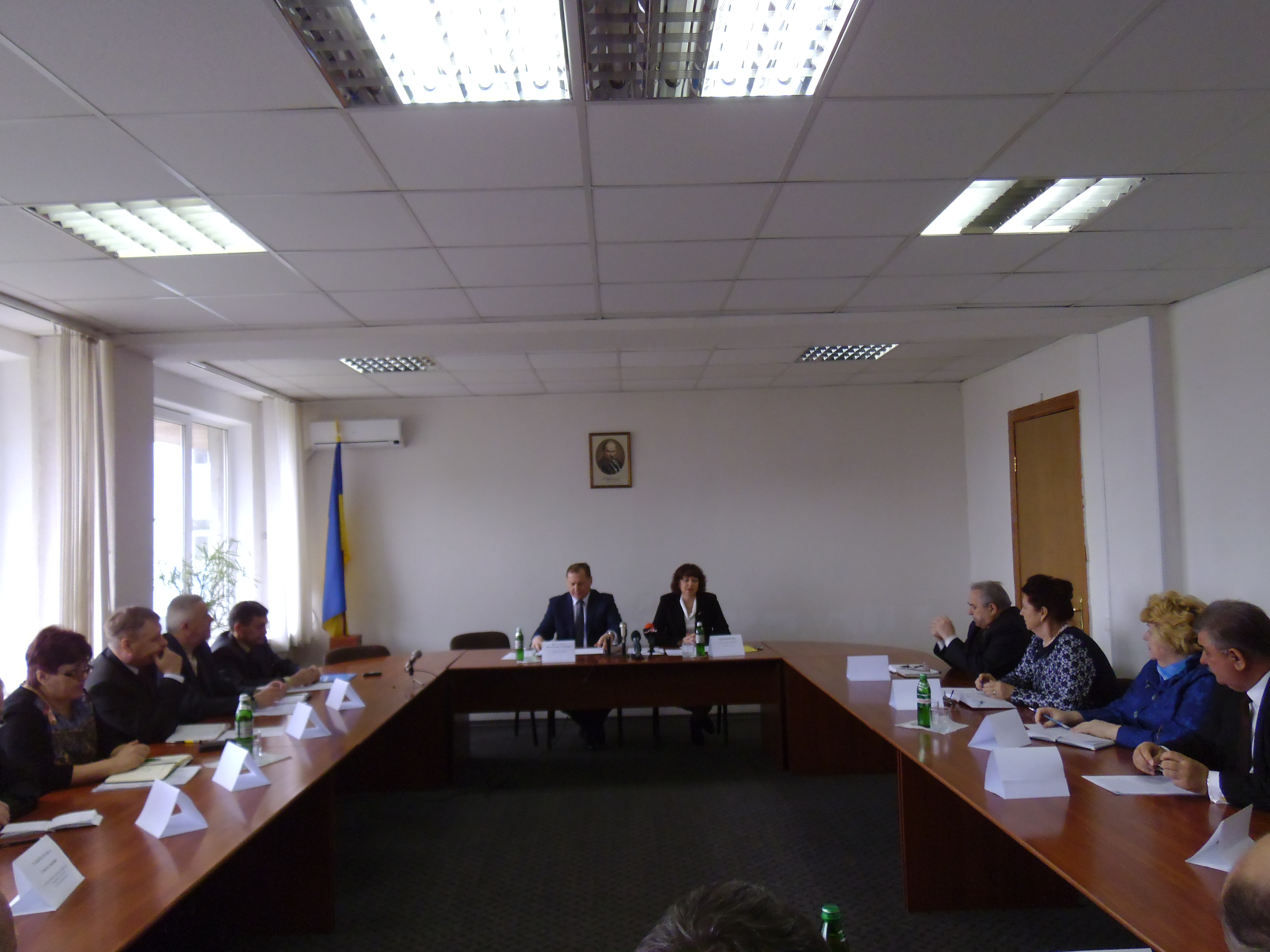 Відбулася зустріч голови Сумської облдержадміністрації  В.П.Шульги з членами президії облпрофради