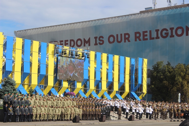 ФОТОРЕПОРТАЖ. Військовий парад до Дня Незалежності України