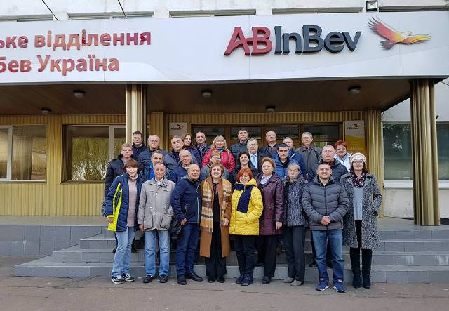 Група ТІ на виїзному практичному навчанні Чернигівський Півзавод 25.10.2017