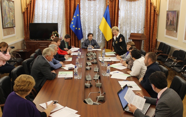 Профспілкова делегація на зустрічі у міністра