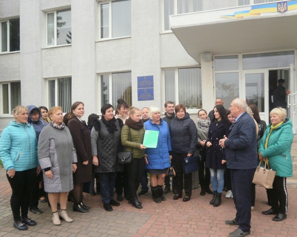 РІВНЕ. Протест профспілчан Рівненщини був масовим