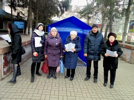 Інформаційний пікет – у Кропивницькому 