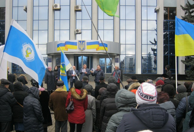ХВИЛЯ ГНІВУ. Профспілкове віче в Рівному  