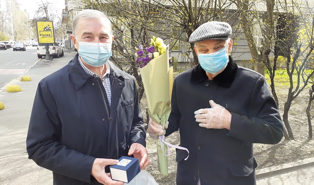 Голова ФПУ Григорій Осовий відзначив профспілковців-учасників ліквідації аварії на ЧАЕС
