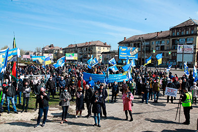 Акція протесту, третя поспіль. Металурги Криворіжжя продовжують боротьбу