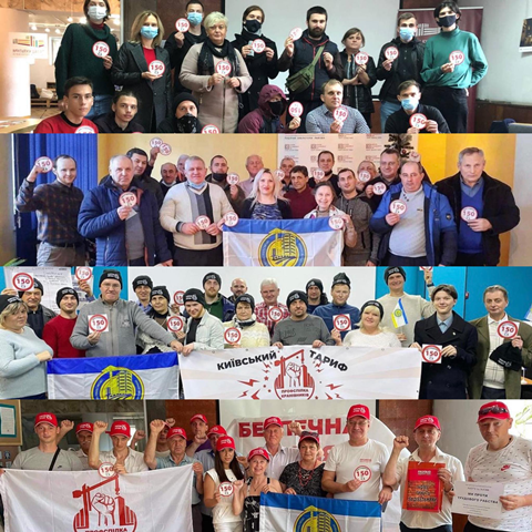 Страйк кранівників у Києві