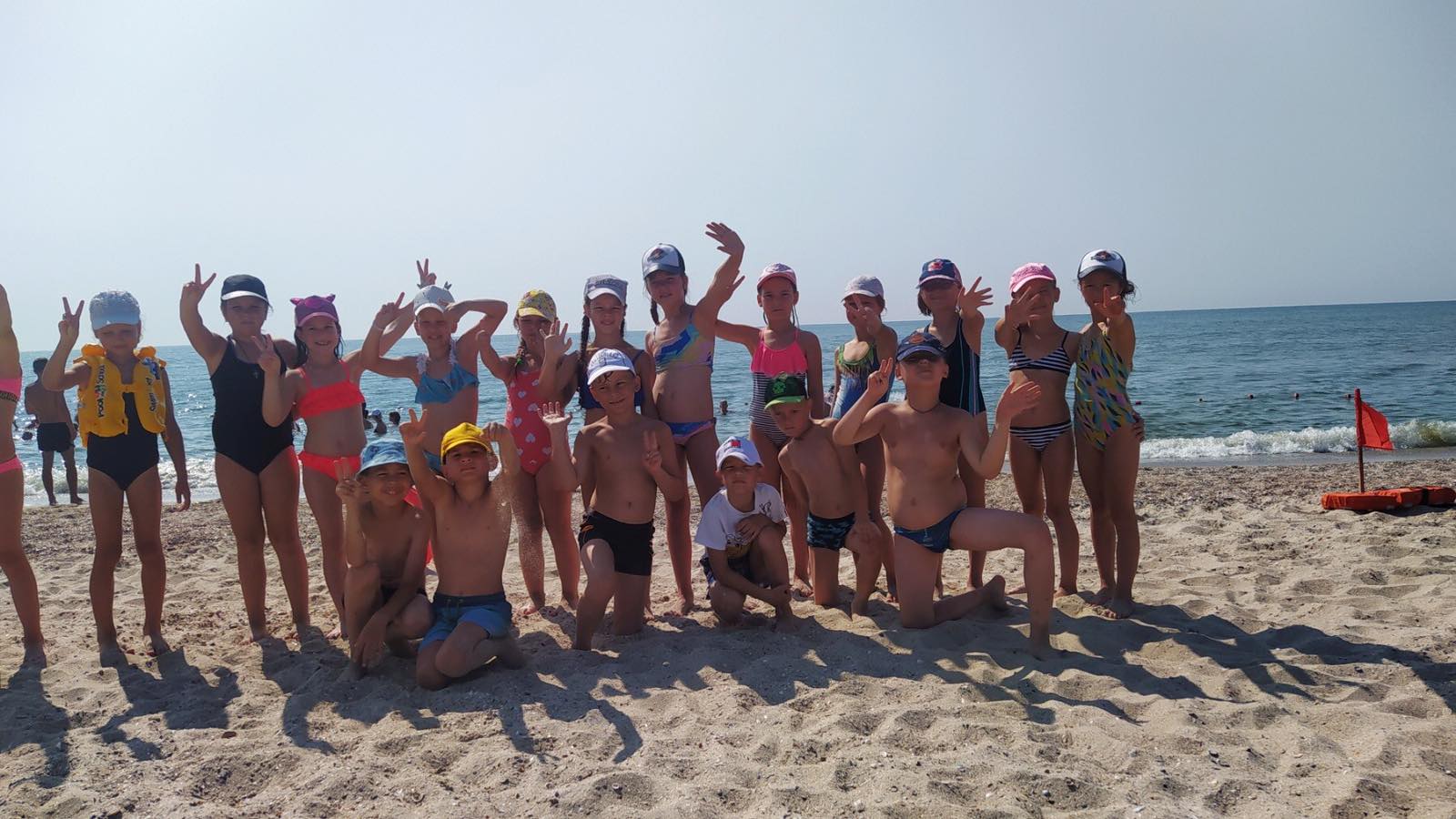 Діти з Київщини на березі моря
