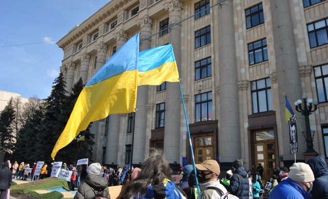 ХАРКІВЩИНА. Мітинг під облдержадміністрацією
