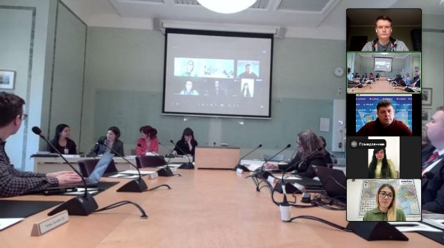 Зустріч української профспілкової молоді з парламентарями Швеції