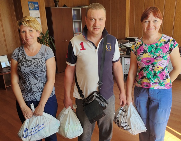 Щира подяка Голові ФПУ та членам Гуманітарного штабу від працівників Харківщини