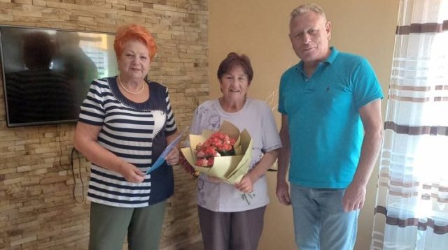 Керівники Закарпатської облпрофради привітали ветерана профспілок