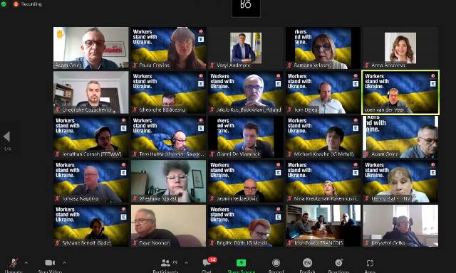 ПРОФСПІЛКА БУДІВЕЛЬНИКІВ. Нарада з BWI Global Union 