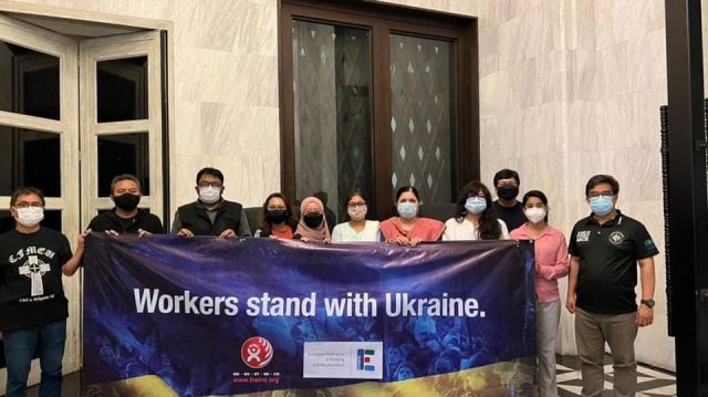 BWI Азія-Тихоокеанський район висловлює свою солідарність всім українським профспілкам 