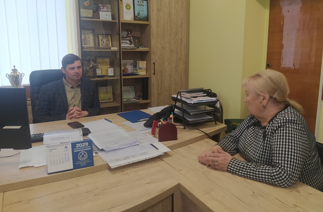 Робоча зустріч Ніни Гушпіт з Калуським міським головою Андрієм Найдою