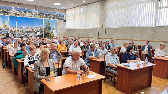 Київська міськпрофрада розглянула стан виконання рішень виборних органів й актуалізацію завдань в умовах війни та євроінтеграції