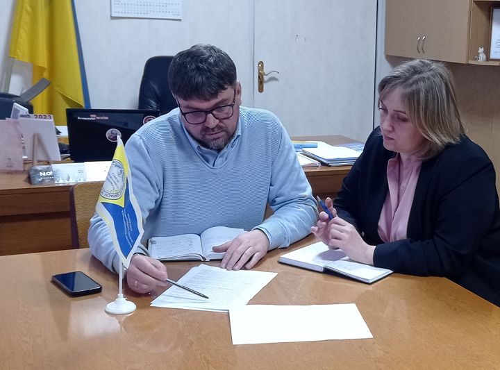 ХМЕЛЬНИЧЧИНА. Робоча зустріч з керівником відділення НСПП в області