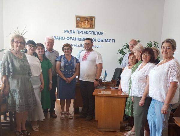 Робоча зустріч заступника Голови Федерації профспілок України Олександра Шубіна з керівниками і спеціалістами обласних організацій профспілок Івано-Франківщини
