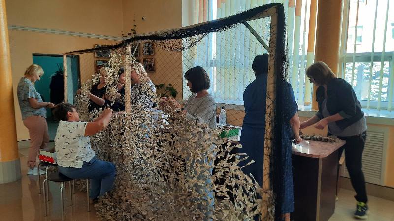 маскувальні сітки МКП Хмельнгицьктеплокомуненерго