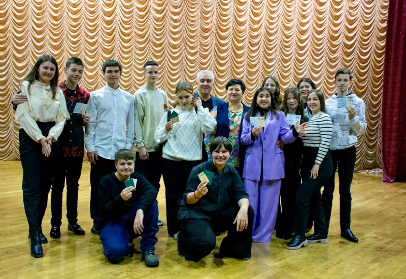 Урочиста посвята у студенти та вручення профспілкових квитків у Вінницькому фаховому коледжі мистецтв ім.Миколи Леонтовича