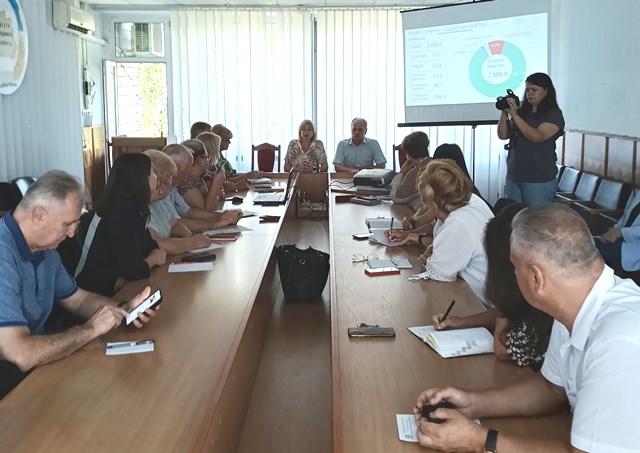 Вінничина. Зустріч членів Президії профспілок області з начальником Пенсійного фонду у Вінницькій області