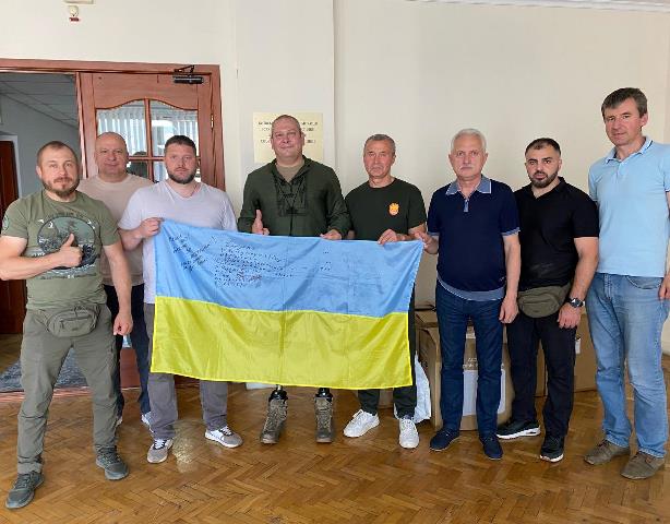 МІЖНАРОДНА СОЛІДАРНІСТЬ. «Термінатор» з Данії та українські профспілки: зустріч заради підтримки захисників