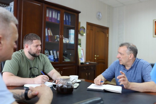 Голова ФПУ Сергій Бизов провів робочу зустріч із керівництвом Профспілки працівників вугільної промисловості України