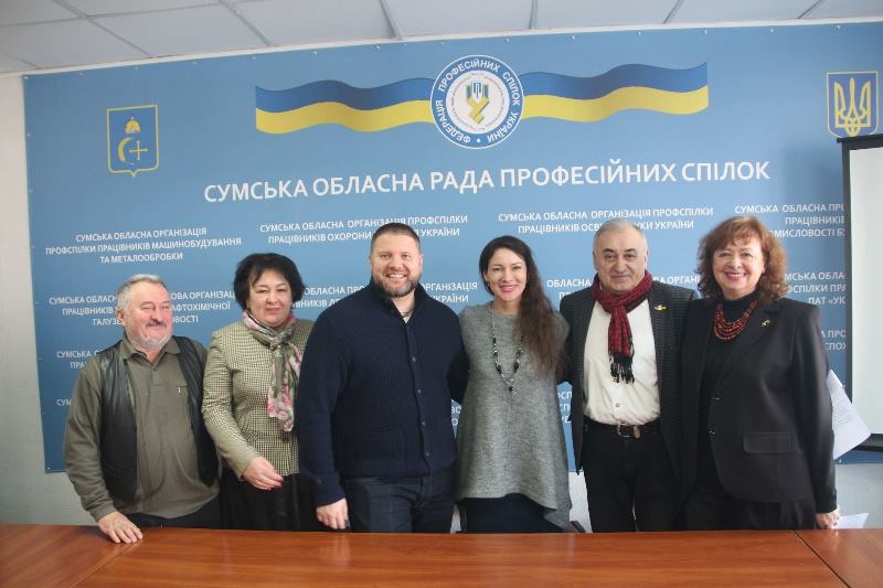 СУМЩИНА. Захист прав працівників та соціальний діалог: Голова ФПУ Сергій Бизов відвідав регіон