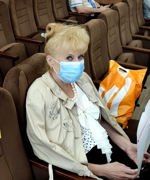 ГОВОРЯТЬ УЧАСНИКИ З'ЇЗДУ. ГОЛОВА КИЇВСЬКОЇ ОБЛАСНОЇ  РАДИ ПРОФСПІЛОК ЛІДІЯ ХАРЧЕНКО