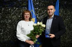 Вітаємо Тетяну Євдокимову, голову Сумської обласної ради профспілок, із високою обласною нагородою!